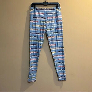 Lost Princess Apparel Disney Rainbow Monorail TC Tall And Curvy Leggings Blue